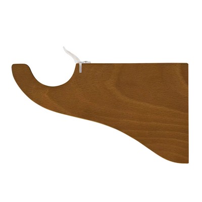 Finestra Single Bracket Extended for 2in Pole Pecan