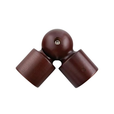 Finestra Swivel Socket for 1 38 Pole Mahogany