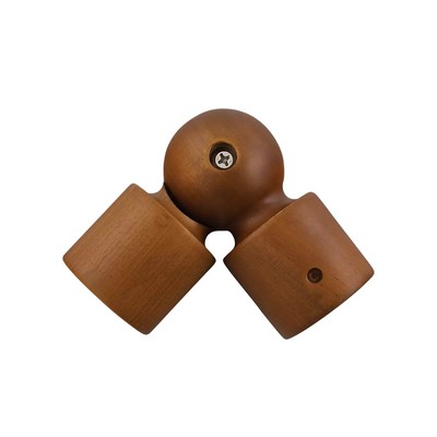 Finestra Swivel Socket for 1 38 Pole Pecan