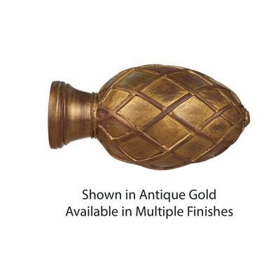 Finestra Basket Weave Egg Finial 