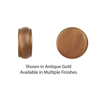 Finestra Plain End Cap Shown in Old World Gold
