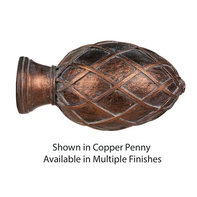 Finestra Basket Weave Egg Finial 