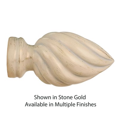 Finestra Swirl Finial 
