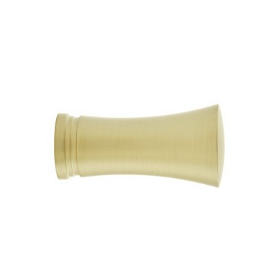 Aria Metal Trumpet Finial Satin Gold