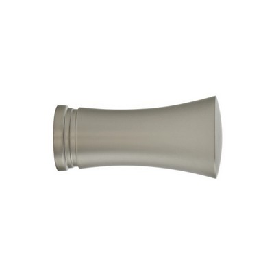 Aria Metal Trumpet Finial Satin Nickel