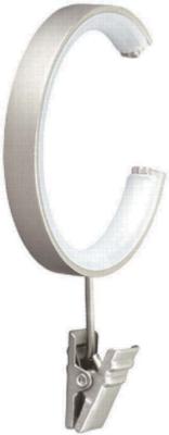 Aria Metal C-Ring with Clip Satin Nickel