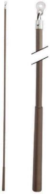 Aria Metal Metal Baton 36in Plastic Attachment Brushed Bronze