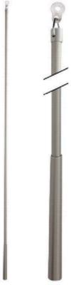 Aria Metal Metal Baton 36in Plastic Attachment Satin Nickel