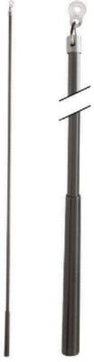 Aria Metal Metal Baton 48in Plastic Attachment Brushed Black Nickel