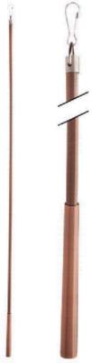 Aria Metal Metal Baton 60in Steel Clip Antique Copper