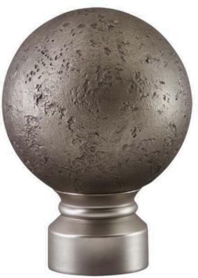 Aria Metal Rustic Forged Ball                 Brushed Nickel Satin Nickel