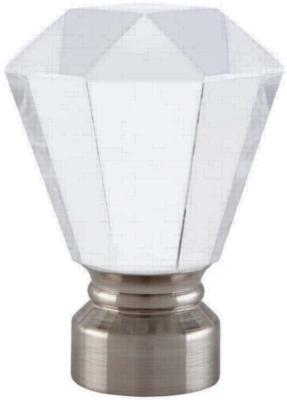 Aria Metal Deco Glass Trumpet               Brushed Nickel