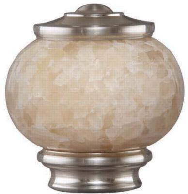 Aria Metal Vintage Stone Knob                 Brushed Nickel