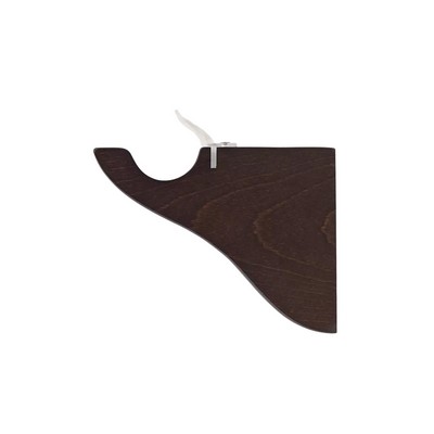 Finestra Single Bracket for 1 38 Pole Walnut