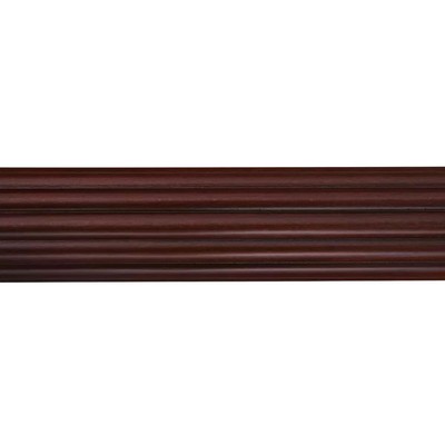 Finestra 4 Foot Reeded Pole 1 38 Diameter Mahogany