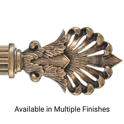 The Finial Company Emerging Scroll Finial 