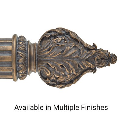 The Finial Company Fossil Leaf Finial 