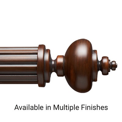 The Finial Company F300 1 Finial Shown in 650 Hickory