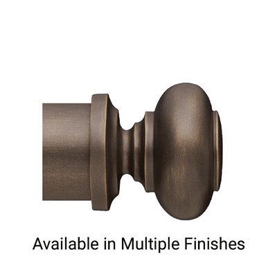 The Finial Company F300 4S Finial Shown in 106 Bronze with Gold