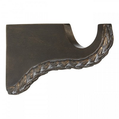 The Finial Company Extended Return Leaf Resin Bracket 