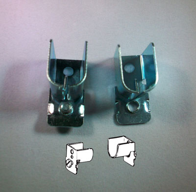 Graber Traverse Sheer Rod Brackets Zinc Chromate