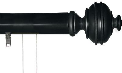 Graber Windsor Traverse Rod Black