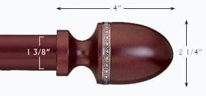 Graber Romance Finial 