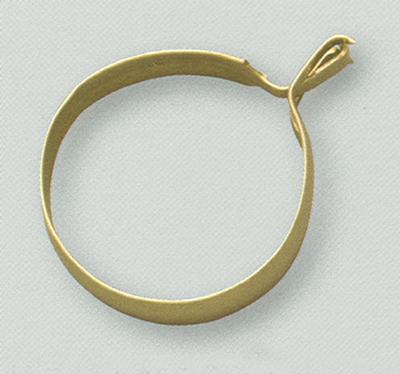 Cafe Clip 1 in. Diameter Shown in Brass Graber Cafe Clip 1 in. Diameter Shown in Brass