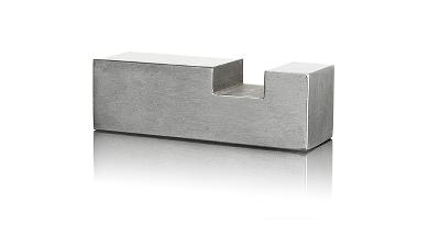 Helser Brothers  Inc Forged Metal Standard Cube Saddle Square Cut Bracket 