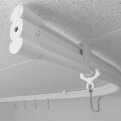 InPro Corp 16 Feet of Formatrac Custom Cut White