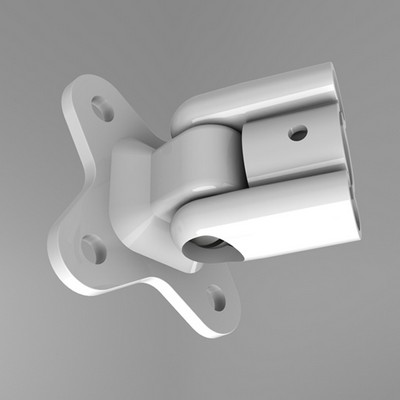 InPro Corp Swivel End Cap White