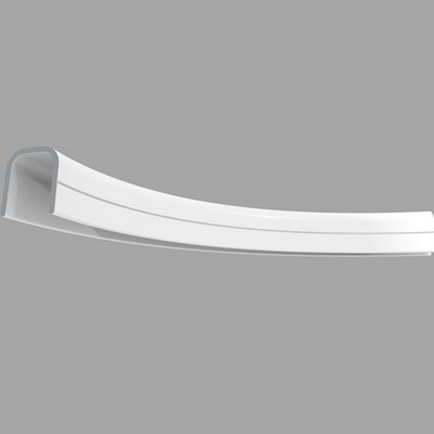 InPro Corp Formatrac Radius Clip White