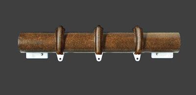 Kirsch Estate Ultra Wood Traverse Rod with Rings 