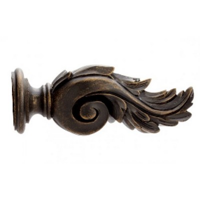 Kirsch Icarus Shown in Black Gold