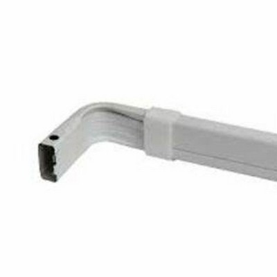 Kirsch Curtain Rod Lockseam with 1 1/4 White