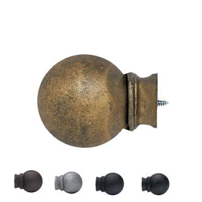 Kirsch Petite Modern Ball Finials 