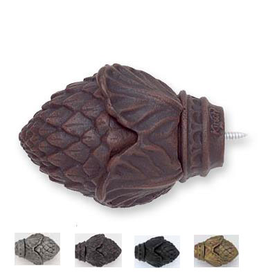Kirsch Pine Cone Finials 