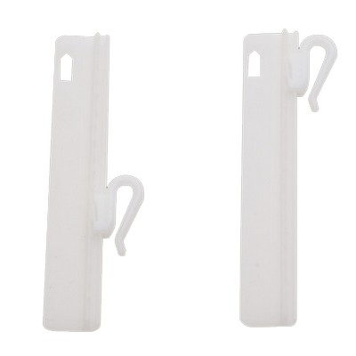 The Flex Tracks Adjustable Curtain Hook Off White