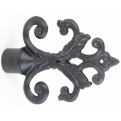 LJB French Iron Finial Shown in Black