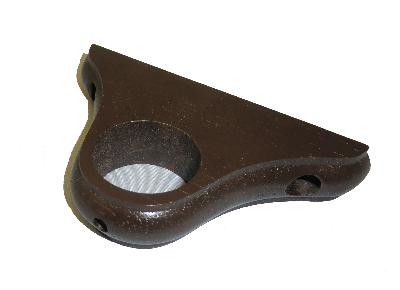 LJB 1 3/8 Inch Dark Walnut Wood Ceiling Bracket 