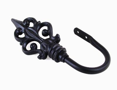 LJB Court Iron Holdback Shown in Black