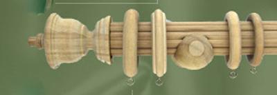 LJB 1 3/8in Stuart Finial - Unfinished Unfinished