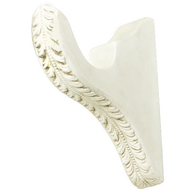 Menagerie Acanthus Leaf Bracket  Aged White