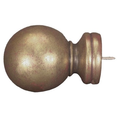 Menagerie Baluster Ball  Gilded Gold