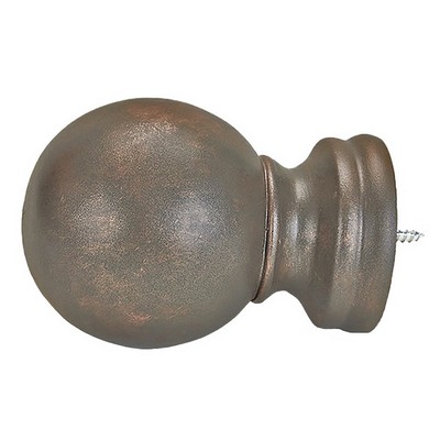 Menagerie Baluster Ball  Grey Gold