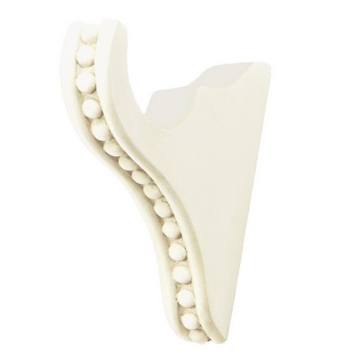 Menagerie Beaded Bracket  Aged White