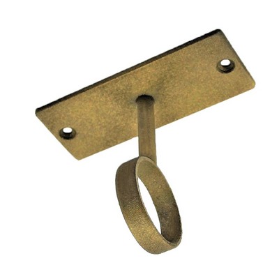 Menagerie Ceiling Drop Ring Bracket Flaxen Gold