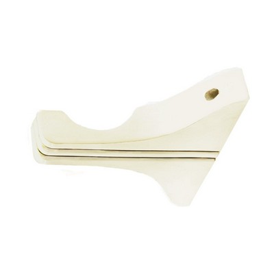 Menagerie Center Support Bracket  Aged White
