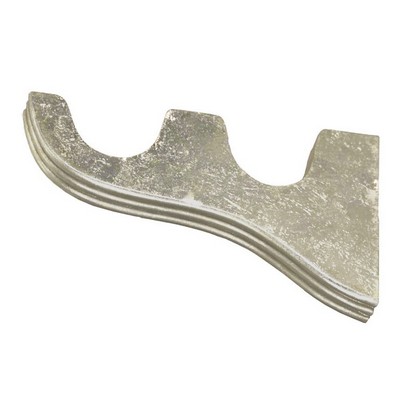 Menagerie Double Well Bracket  Antique Silver