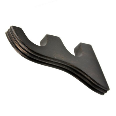 Menagerie Double Well Bracket  Bronze Black